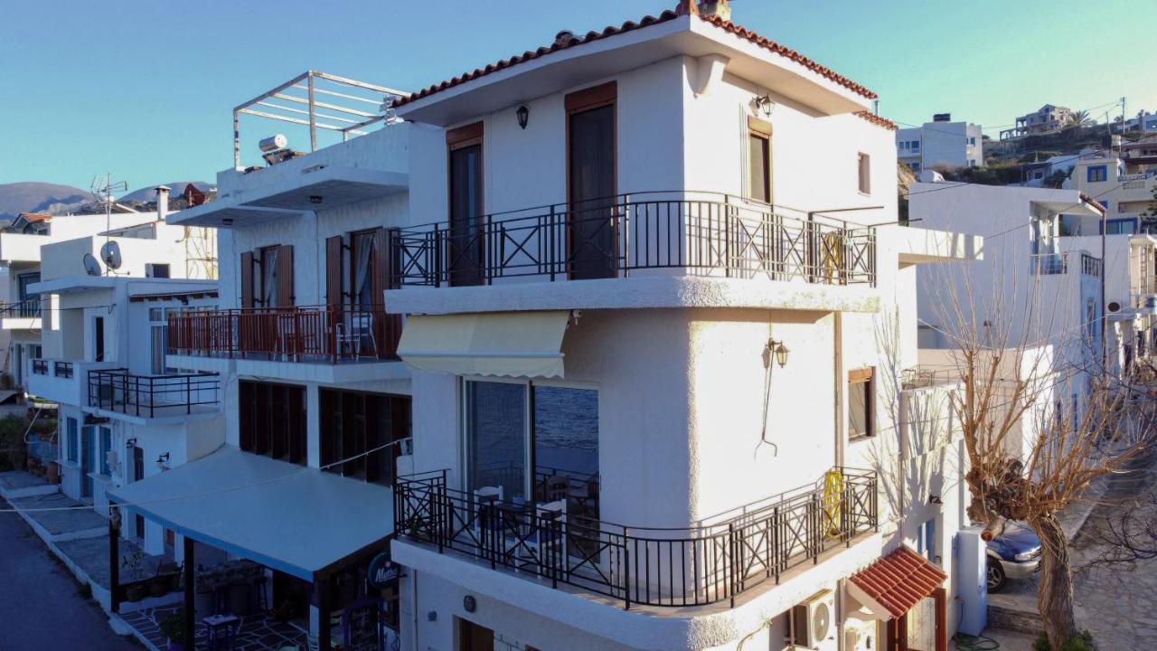 The Island House - Family Size Apt - Overlooking The Aegean - 3 Steps From The Beach Mochlos Dış mekan fotoğraf